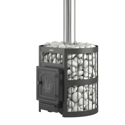 Фото Чугунная печь для бани ЭТНА Стандарт 18 (ДТ-4С)  б/в в магазине Woodson