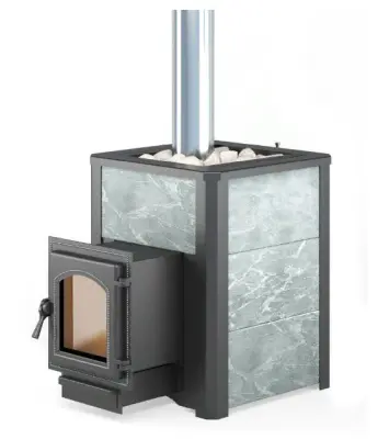 Фото Печь ВЕЗУВИЙ Легенда 16 (270) талькохлорит 400*200*20 мм в магазине Woodson