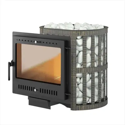 Фото Печь ВЕЗУВИЙ Легенда Ковка 16 Панорама "М" в магазине Woodson