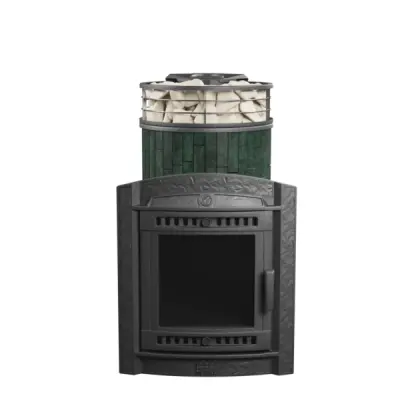 Фото Печь банная "Атмосфера L" Верде Гватемала ламель+сетка в магазине Woodson