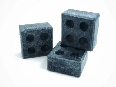 Испаритель из талькохлорита 4 отверстия