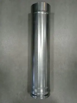 Фото Труба — 115 — 0,5 м — оцинковка  Фото Труба — 115 — 0,5 м — оцинковка