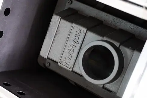 Фото Печь банная чугунная "Сибирь-24". Панорамная дверца (Конвекционная) в магазине Woodson