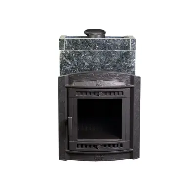 Фото Печь банная "Атмосфера L" в облицовке "Пироксенит" в магазине Woodson