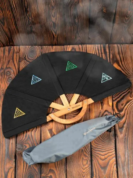 Веер для бани "Пятый элемент" Woodson, дуб, большой