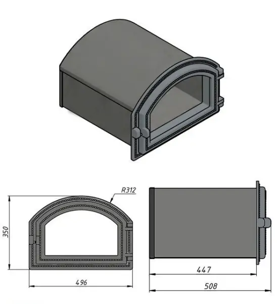 Духовой шкаф ВЕЗУВИЙ 223 (Антрацит) Духовой шкаф ВЕЗУВИЙ 223 (Антрацит)
