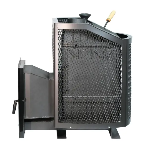 Фото Печь банная чугунная "Амур" с закрытой каменкой в магазине Woodson