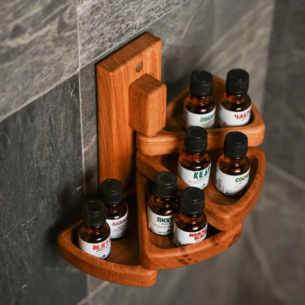 Полка для масел Woodson Эдельвейс, дуб