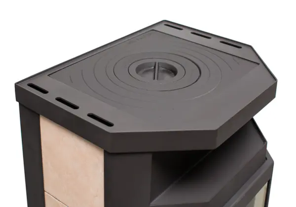 Фото Печь ОКА с чугунной плитой в магазине Woodson