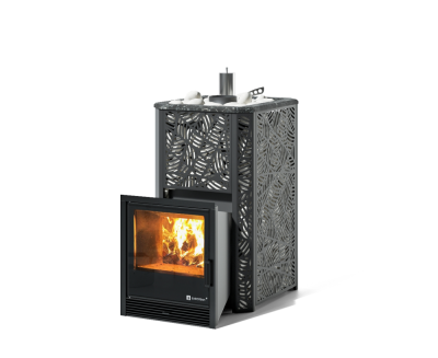 Фото Печь Изистим Ялта 15/2025 Модерн черный  в магазине Woodson