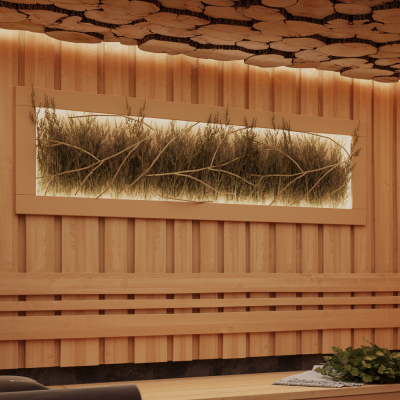 Панно "Травы" наличник Липа