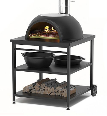 Садовая чугунная печь "Legenda Garden" ("Легенда Гарден") (с основанием из немецкого шамота) на подс