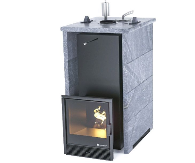 Фото Печь «Геленджик» в трехстороннем кожухе Талькохлорит в магазине Woodson Фото Печь «Геленджик» в трехстороннем кожухе Талькохлорит в магазине Woodson