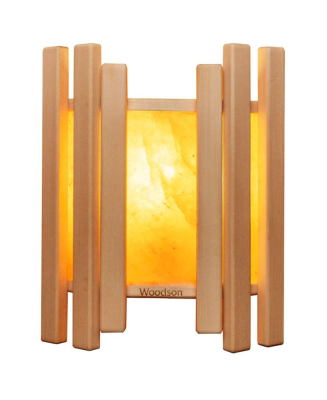 Абажур Woodson Trio с гималайской солью, липа