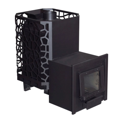 Фото Печь для бани РАДА 8, закрытая каменка, 18 L (СЕТКА), без дверцы в магазине Woodson