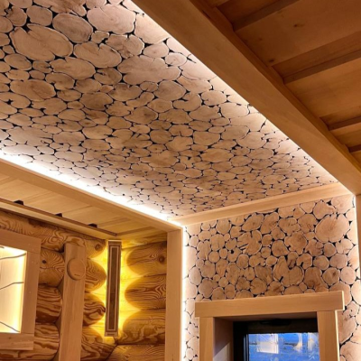 Панно "Можжевельник" с подсветкой, наличник Ольха, без светодиодной ленты