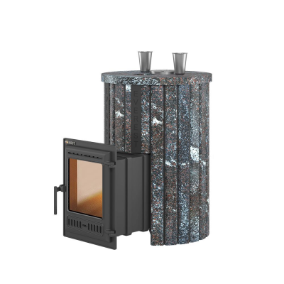 Фото Печь для бани Эверест "Steam Master" 30 ЧУГУН Ламель Амфиболит, S-20 в магазине Woodson