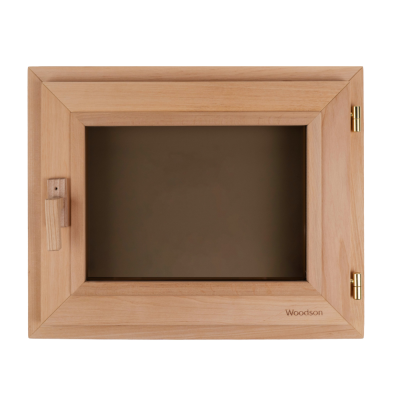 Окно Woodson 40*50, стекло бронза, ольха