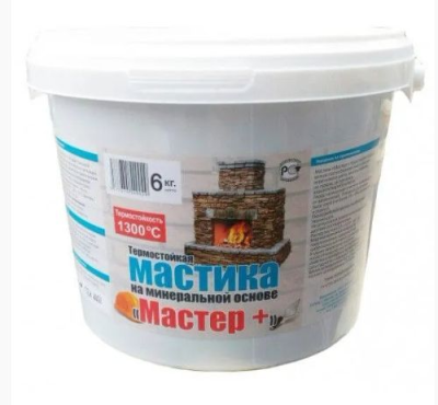 Мастика термостойкая Мастер ведро 6кг