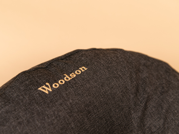 Подушка для бани Woodson «Второе дыхание» макси, серый