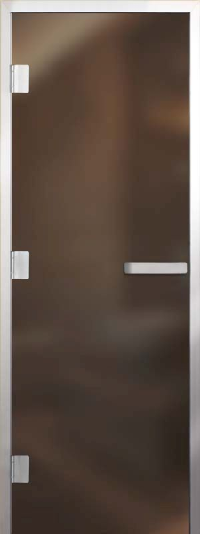 Дверь Хамам Элит бронза MATELUX 2000*800, L