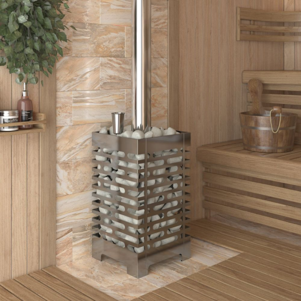 Фото Печь для бани ASTON 12 НЕРЖ. стекло в магазине Woodson