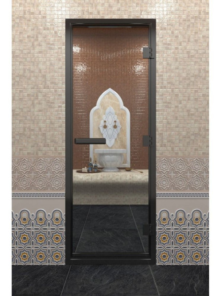 Комплект наличников Хамам Черный мат. 25мм 1900*700