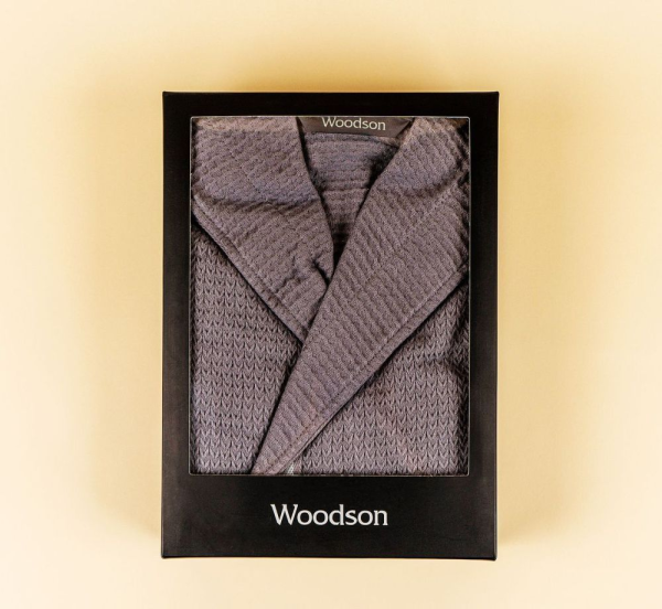 Халат вафельный Woodson, gray (46)