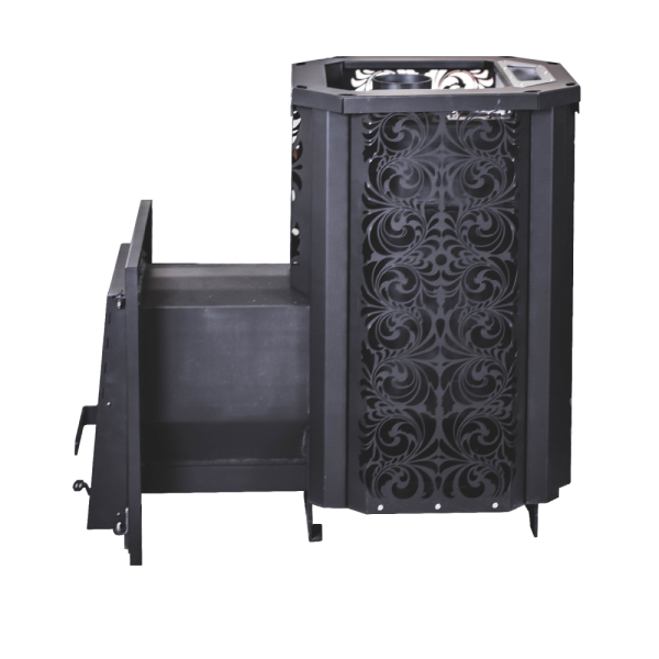 Фото Печь банная HARD 20L "Хохлома" Панорама в магазине Woodson