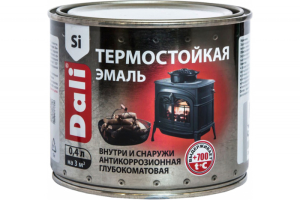 Краска Cеrta-plast антикорозионная до 150° черная матовая