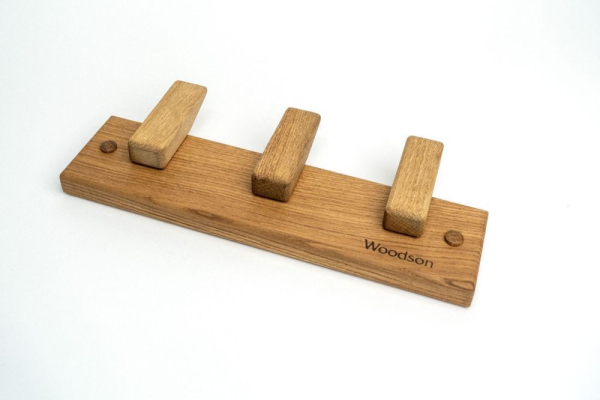 Вешалка Woodson Д3, 3 крепления, дуб