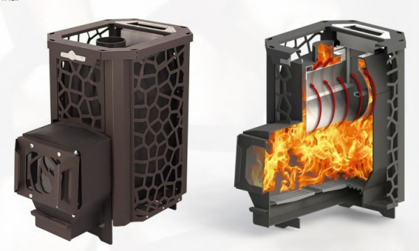 Фото Печь для бани HARD 18М Панорама 2021 в магазине Woodson