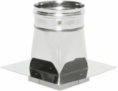 Фото Переход с прямоугольника в диаметр ППKM-Р (М) D 200, 430, 1.0 L 130/ 260/ H 250 